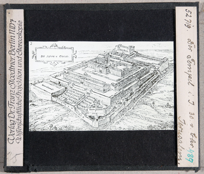 Vorschaubild Jerusalem: Tempel, Rekonstruktion 30 v. Chr. (Stoedtner-Nr. 52719) 